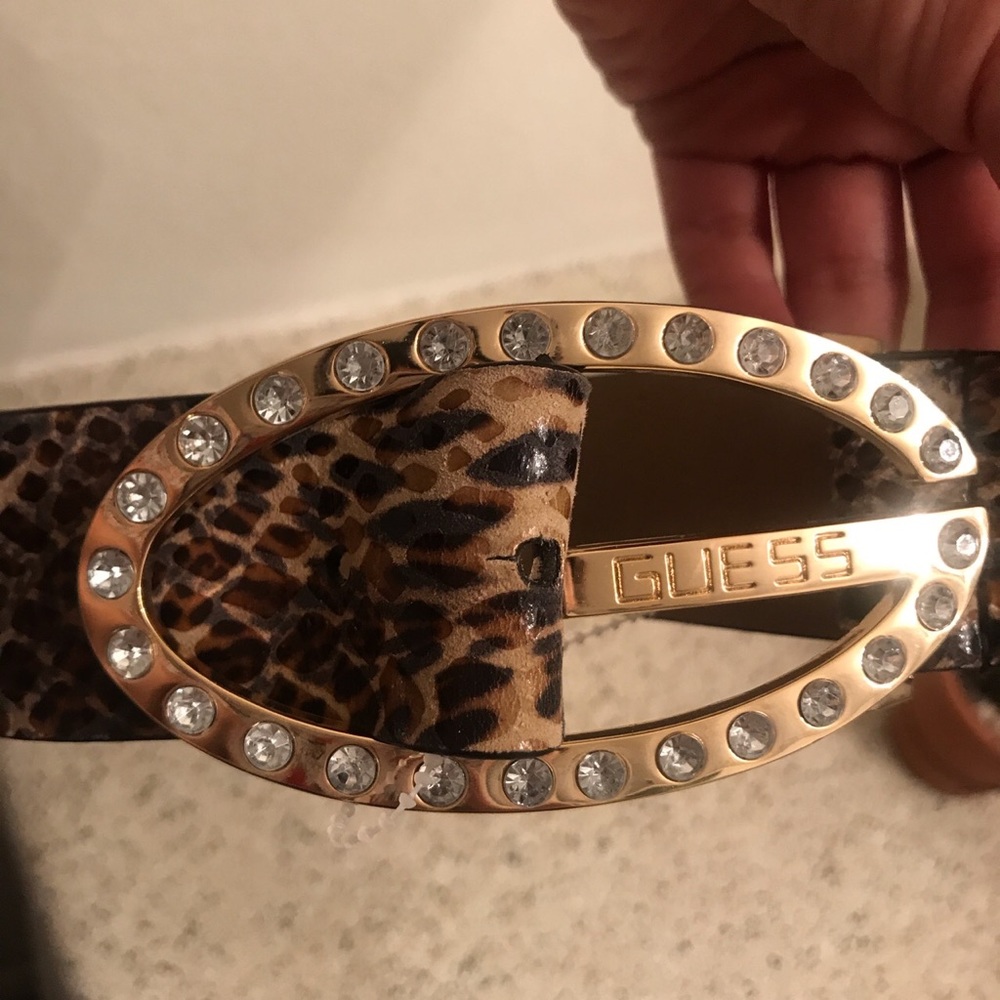 Guess Snake print belt